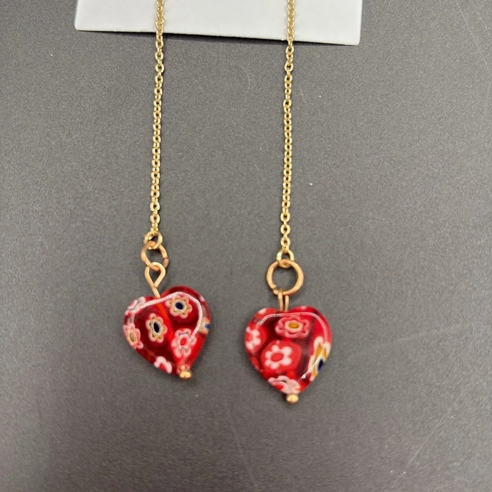 Handmade  Assorted Thread Earrings - Picture 4 of 9